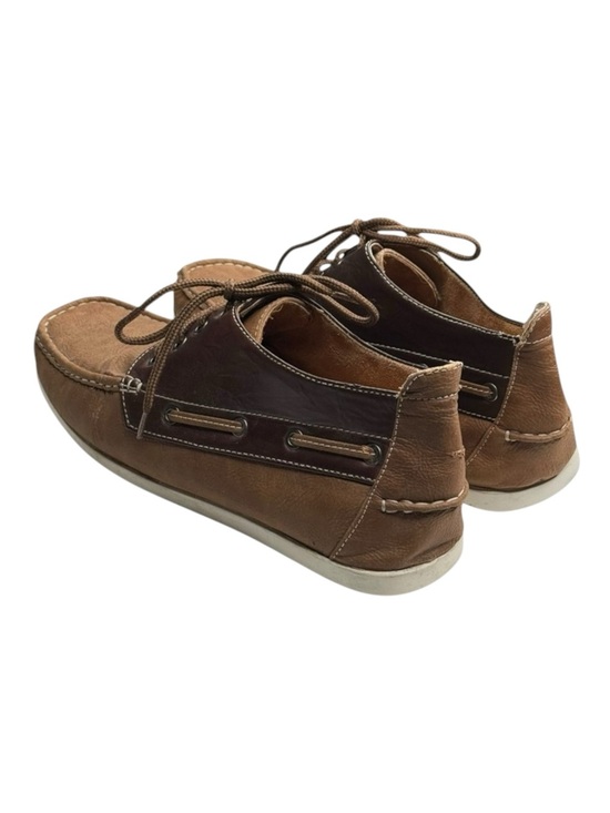 Saminto Laurenzini ★ Lace Up Boat Shoe Chukka Boot ★ Brown Leather ★ 12 ★ main image 10